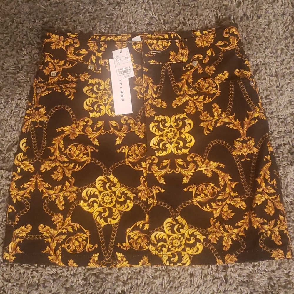 TopShop Versaceisque Skirt